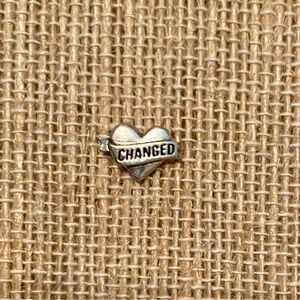 New Origami Owl "Changed" Heart Charm (Retired Collection)
